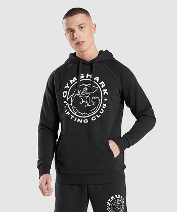 Sudadera Con Capucha Gymshark Legacy Hombre Negras | CO 3637AHK